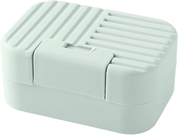 Soap Dish Holders Box Portable Bar Case Travel Bathroom Accessories Pp 11*7.5*5Cm Green Soap Dishes & Dispensers