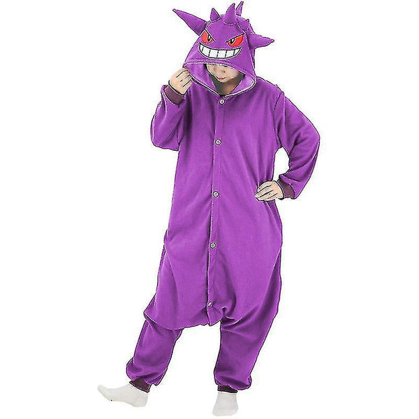 Gengar Halloween Christmas Onesie Pajamas Costume For Men Women Kigurumi By Wellngs Unisex Costumes