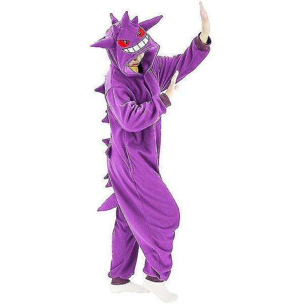 Gengar Halloween Christmas Onesie Pajamas Costume For Men Women Kigurumi By Wellngs Unisex Costumes
