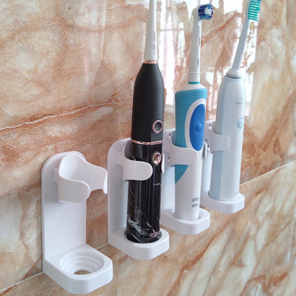 Electric Toothbrush Holder Wall Mounted Stand 4 Pack Compatible With Oral B Electric Toothbrushes