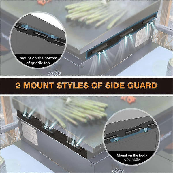 Blackstone 36 Inch Magnetic Wind Shields Stainless Steel Grill Accessories Grills & Griddles