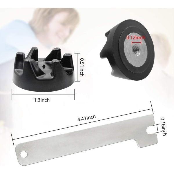 6 Pcs Kitchenaid Mixer Rubber Coupling Gear 9704230 Replacement Parts Handheld Blenders
