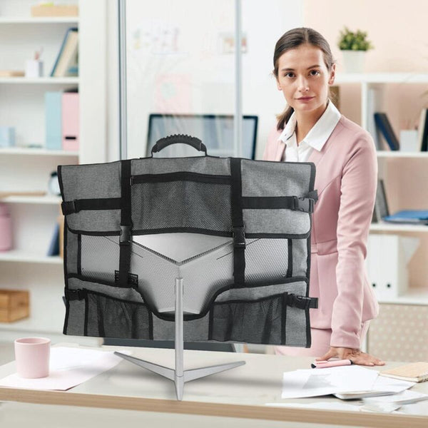 Protective Monitor Carrying Case For 24 27 Inch Desktop Computer Monitors Other Computer Monitors & Accs