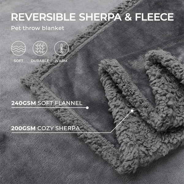 Waterproof Snuggle Blanket For Sofa Bed Couch Pet Dog And Cat 100% Leak Proof Fully Pee Brown 145X165cm Blankets