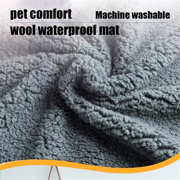 Waterproof Snuggle Blanket For Sofa Bed Couch Pet Dog And Cat 100% Leak Proof Fully Pee Brown 145X165cm Blankets