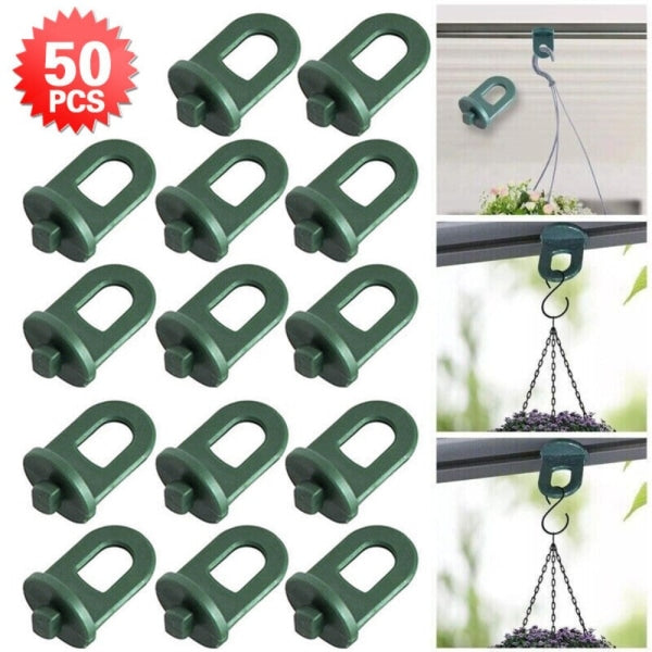 Greenhouse Hanging Clamps 50Pcs Plant Crop Clips Hooks For Gardening Greenhouses
