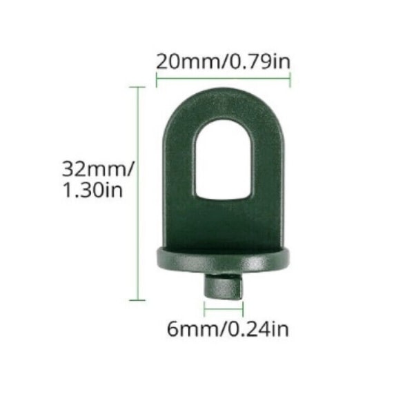 Greenhouse Hanging Clamps 50Pcs Plant Crop Clips Hooks For Gardening Greenhouses