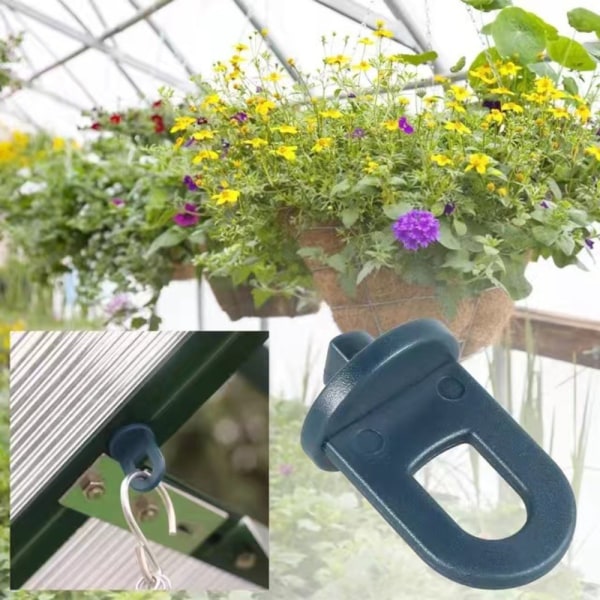 Greenhouse Hanging Clamps 50Pcs Plant Crop Clips Hooks For Gardening Greenhouses