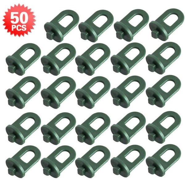 Greenhouse Hanging Clamps 50Pcs Plant Crop Clips Hooks For Gardening Greenhouses