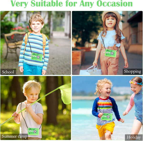 Football Pattern Chest Bag For Boys Mini Wallet Coin Purse Bags