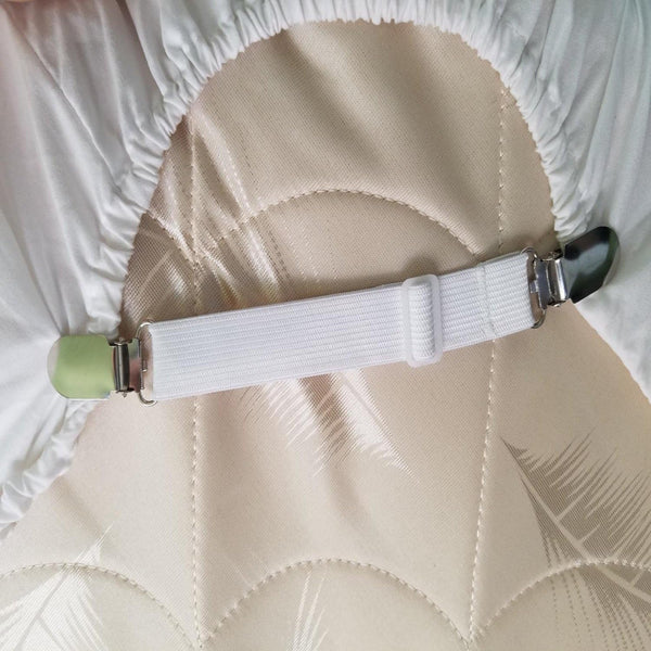 Sheet Clips Buckles Holder Mattress 4 Pcs Adjustable Elastic Fasteners Holders Other Bedding