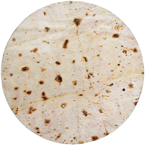 Burrito Blanket Double Sided Giant Flour Tortilla Blankets