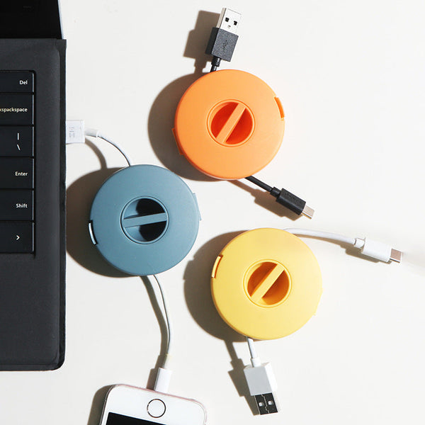 4 Pack Retractable Cable Holders For Usb & Charging Cables Cables & Adapters