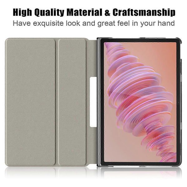 Heat Dissipation Protective Stand For Lenovo Tab Plus 11.5 Inch Tb351fu Tablet Leather Grey Mounts Stands & Holders