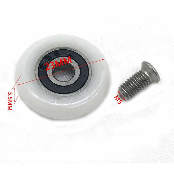 Set Of 8 Replacement Shower Door Rollers 23Mm Diameter Other Door Hardware