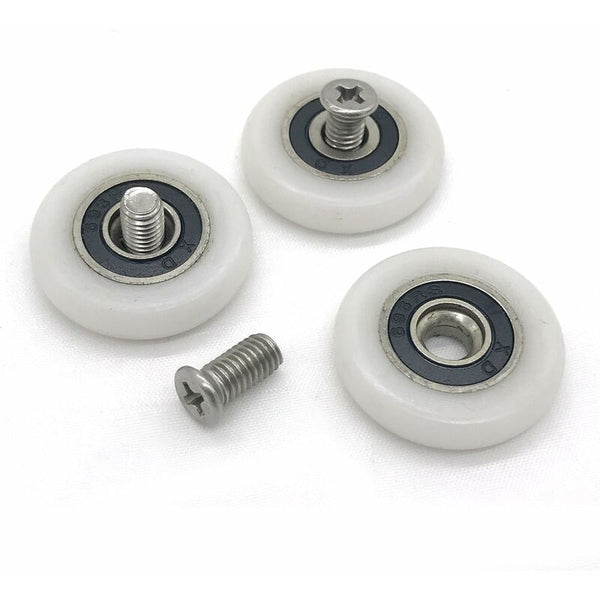 Set Of 8 Replacement Shower Door Rollers 23Mm Diameter Other Door Hardware