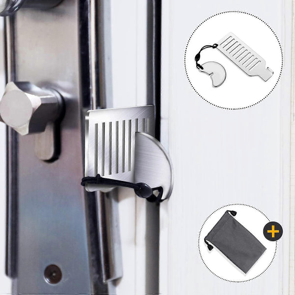Door Lock For Travel Security Device Compatible With Hotel Apartment Stopper Door Stops