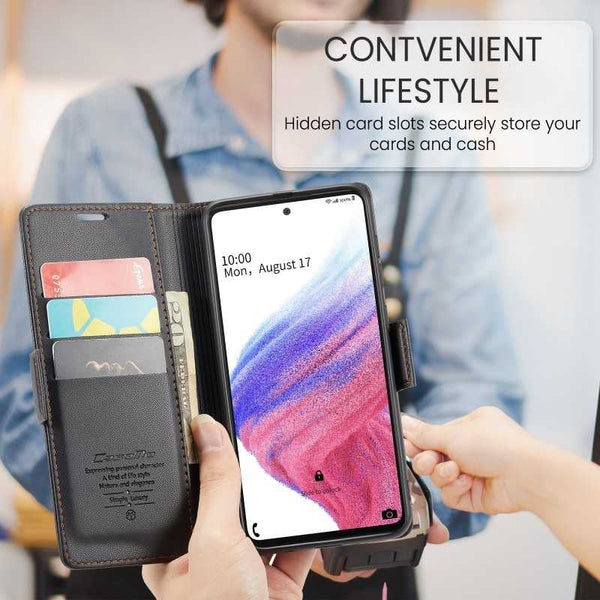 Compatible With Samsung A53 5G Case Caseme Skin Pro Protective Cover Black Cases Covers & Skins