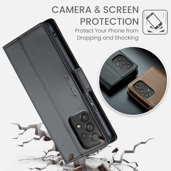 Compatible With Samsung A53 5G Case Caseme Skin Pro Protective Cover Black Cases Covers & Skins