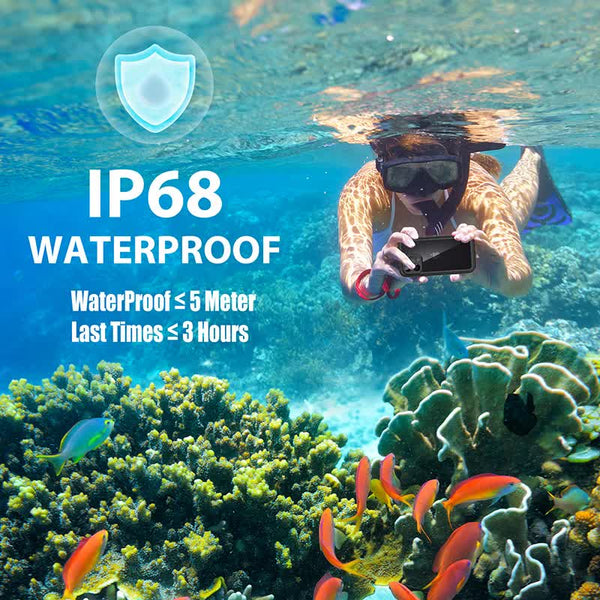 Waterproof Case For Iphone 15 14 13 12 11 Pro Max Xs Xr 8 7 Transparent Protection Diving Swimming Outdoor Compatible With Cases Covers & Skins
