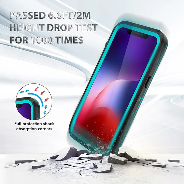 Waterproof Case For Iphone 15 14 13 12 11 Pro Max Xs Xr 8 7 Transparent Protection Diving Swimming Outdoor Compatible With Cases Covers & Skins