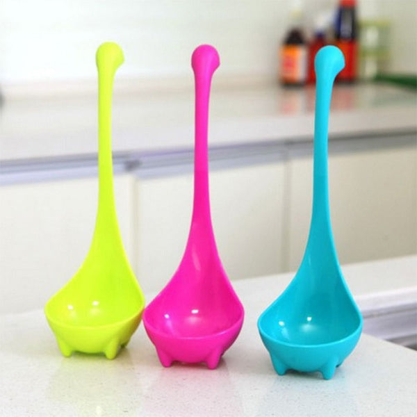 Nessie Soup Ladle 3 Pack With Loch Design Upright Spoon Compatible Kitchen Bar Tools Ladles