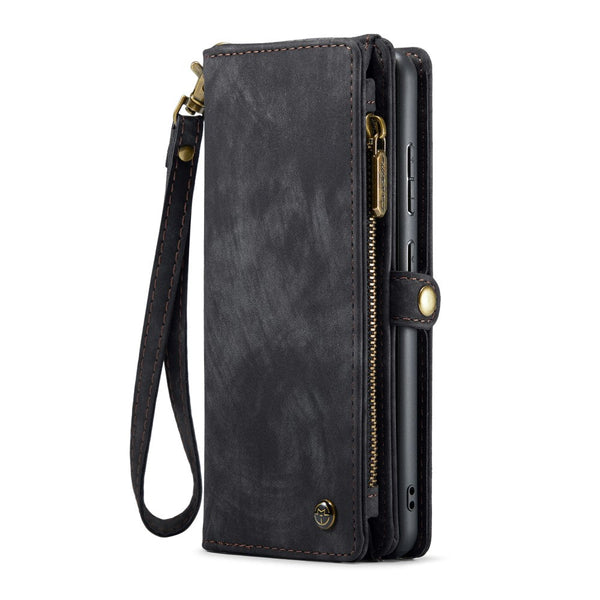 Galaxy S25 Wallet Case With Multi Slot 2 In 1 Design Black Slim Protective Cover Card Holder For Compatible Samsung Cases Covers & Skins