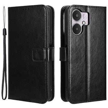 Xiaomi Redmi 13C 5G/Poco M6 Wallet Case With Magnet... Black Cases Covers & Skins