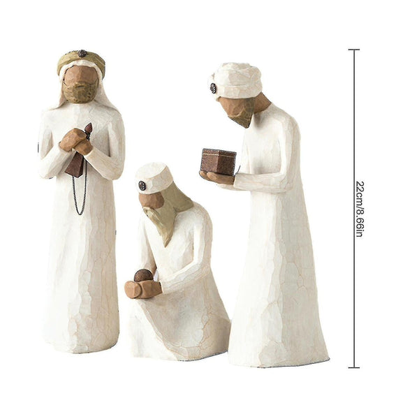Willow Tree Three Wise Men Nativity Figurine Set Hand Painted Sculpture 26027 Sculptures & Figurines