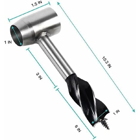Hand Drill For Woodworking With Leather Case Compatible Bushcraft Settlers Tools Outdoor Holes And Plugs Woodcarving Hand Tools