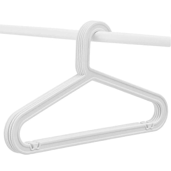 10 Pack Pp Hanger Lightweight Shirt For Everyday Use White Clothes Hangers