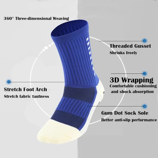 Kids Soccer Non Slip Hospital Grip Athletic Socks