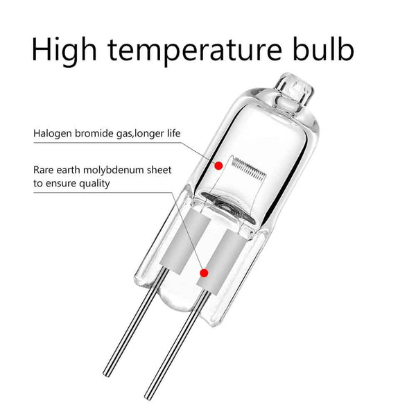 10 Pcs Halogen Bulbs Capsule Lamps Lights G4 12V 35W Light Bulbs