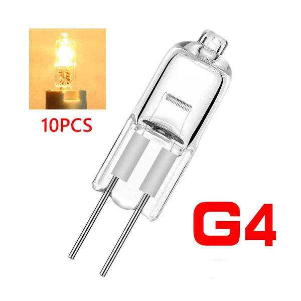 10 Pcs Halogen Bulbs Capsule Lamps Lights G4 12V 35W Light Bulbs
