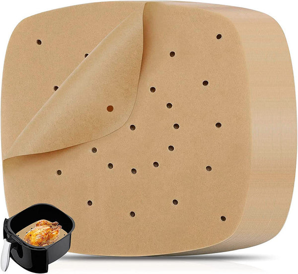Aster Air Fryer Parchment Paper Liners 100 Pack 21.5Cm White Air Fryer Accessories