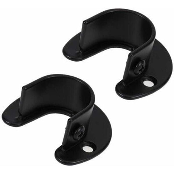 Wall Mounted Clothes Rod Holder For 1.26 Inch Diameter Shower Curtain Bracket Pack Curtain Poles & Accessories