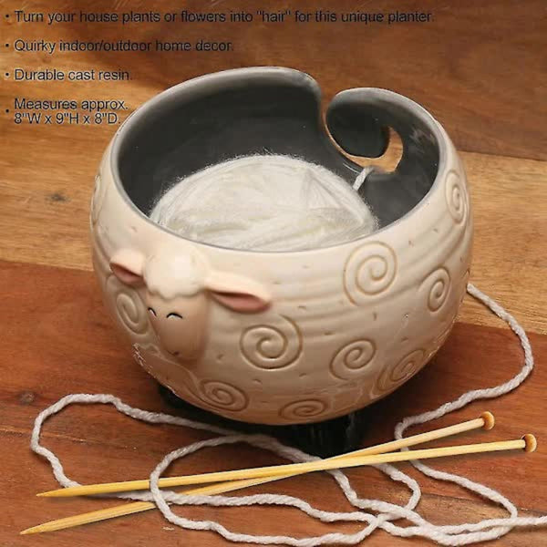 Ceramic Yarn Bowl For Knitting 15Cm X 11Cm Other Crocheting And Knitting