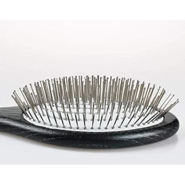 Metal Spike Paddle Brush For Women Men Children Hair Detangling Massage Anti Static All Types Brushes & Combs