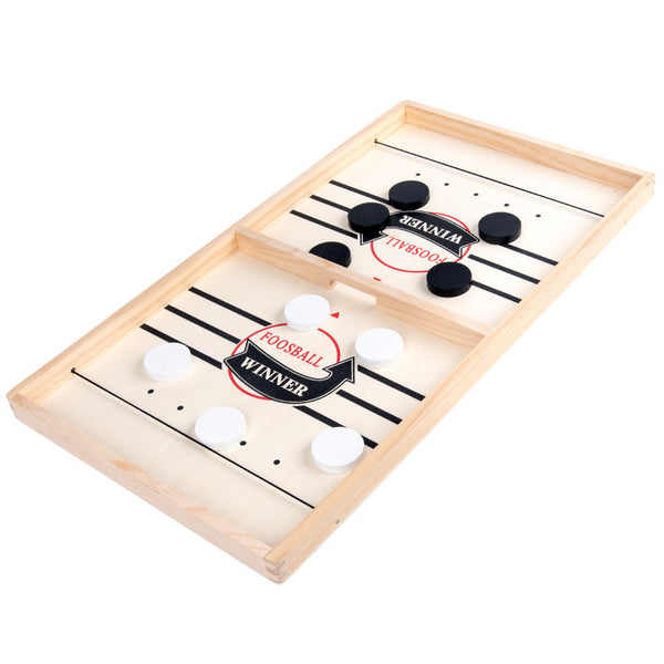 Hockey Table Game Wooden Fast Sling Puck Super Football Compatible With Sports Games Other Games
