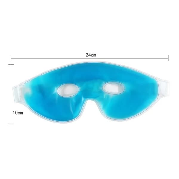 Reusable Cooling Eye Gel Mask Set 2 Pack Blue For Tired Eyes Eye Masks