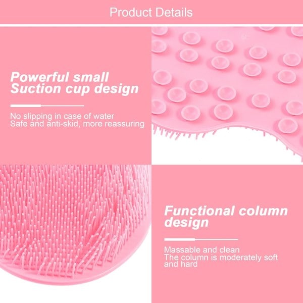 Foot Scrub Brush Silicone Shower For Cleaning And Massaging Feet Exfoliators & Scrubs