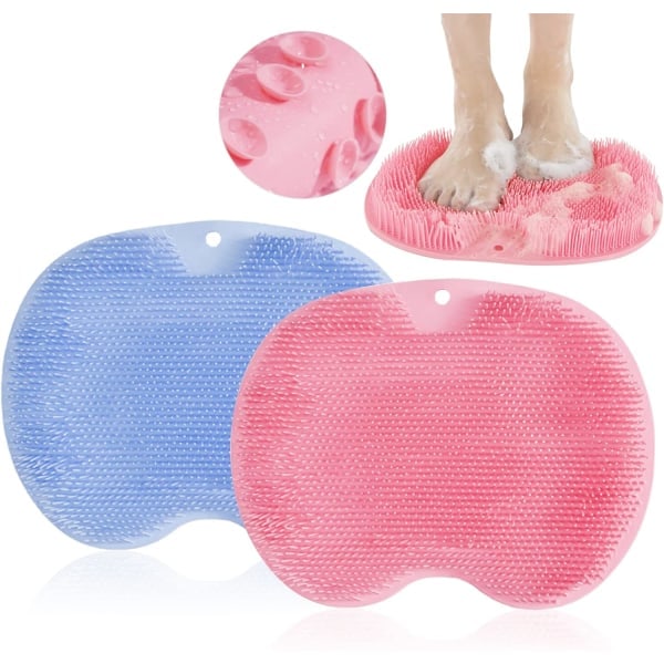 Foot Scrub Brush Silicone Shower For Cleaning And Massaging Feet Exfoliators & Scrubs