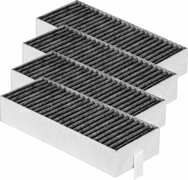 4 Pcs Activated Carbon Filter For Fan Cover Siemens Hz9vrcr0 17004796 / Bosch Hez9vrcr0 17004805 Neff Z821vr0 17004806 Gaggenau Ca282111 Xin Rangehood