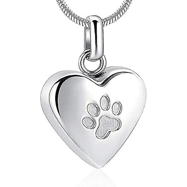 Pet Memorial Jewelry Heart Shaped Cremation Necklace For Ashes Necklaces & Pendants