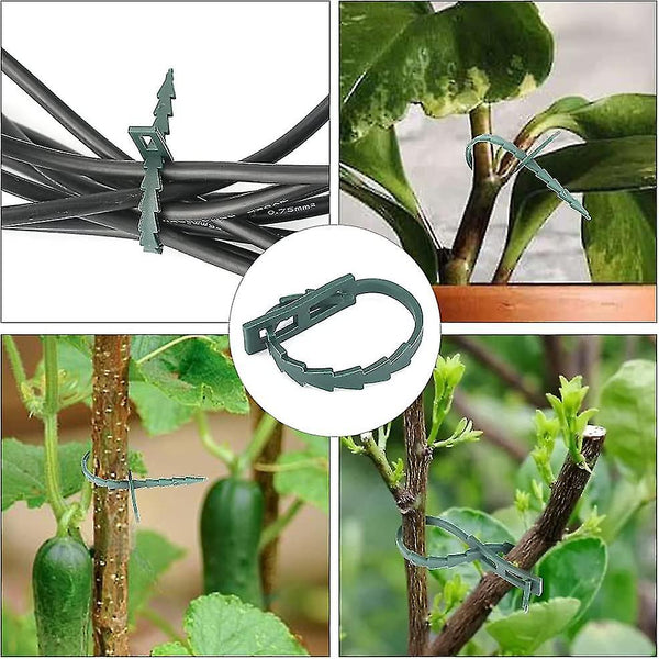 Plant Ties 200 Pcs 13.5 Cm Flexible Plastic Garden Wire For Support Plant Ties & Supports