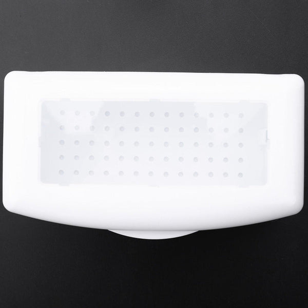 Plastic Nail Tool Disinfection Box With Removable Tray White Manicure & Pedicure Tools & Kits