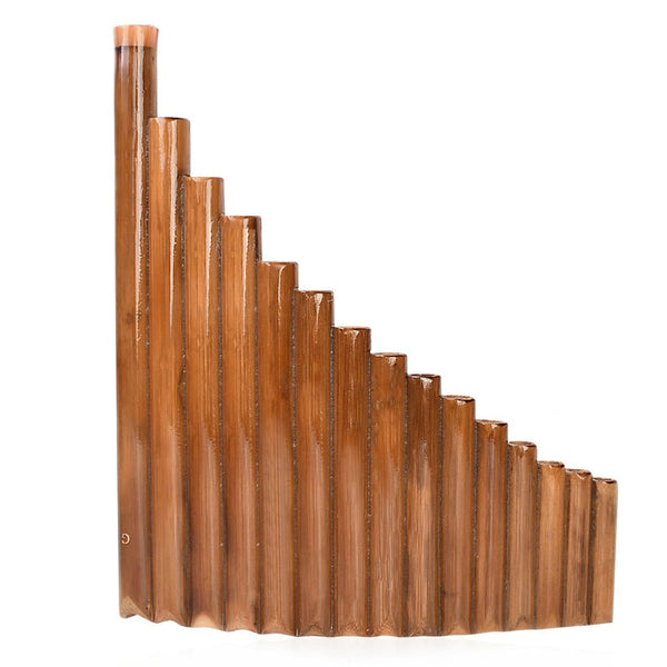 Handmade 15 Pipe Bamboo Pan Flute G Key Natural Woodwind Instrument Melodicas