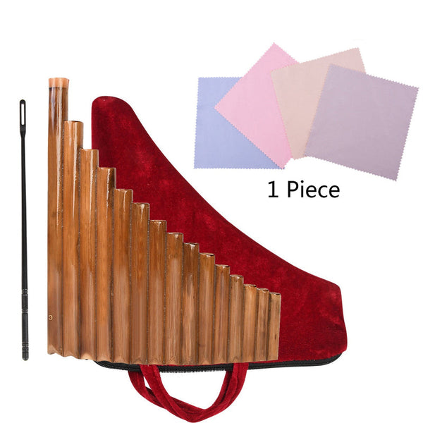 Handmade 15 Pipe Bamboo Pan Flute G Key Natural Woodwind Instrument Melodicas