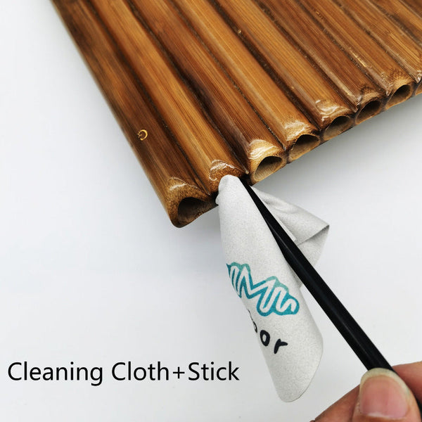 Handmade 15 Pipe Bamboo Pan Flute G Key Natural Woodwind Instrument Melodicas