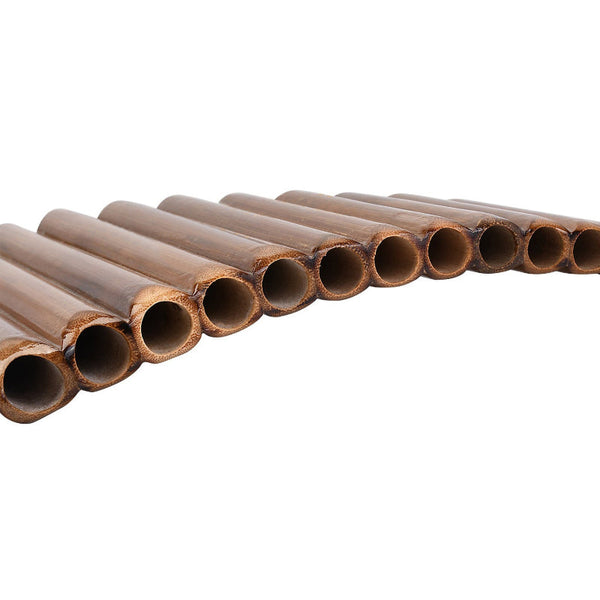 Handmade 15 Pipe Bamboo Pan Flute G Key Natural Woodwind Instrument Melodicas